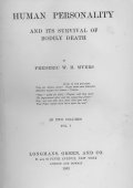 Title Page of Human Personality by FWH Myers